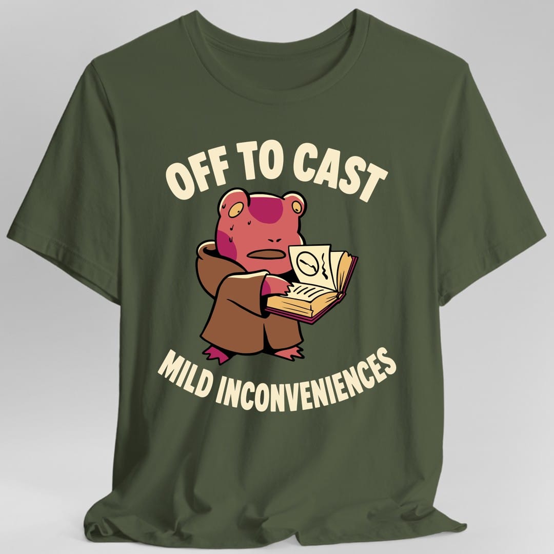 Off To Cast Mild Inconveniences Kawaii T-Shirt