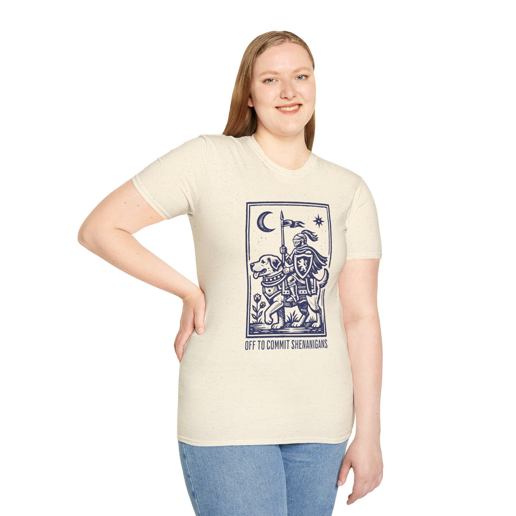 Off To Commit Shenanigans Dog T-shirt