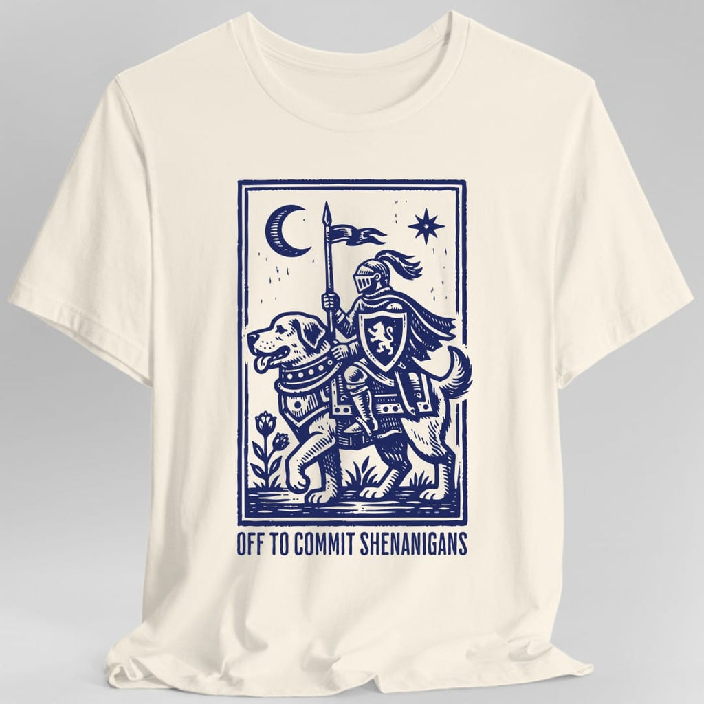 Off To Commit Shenanigans Dog T-shirt