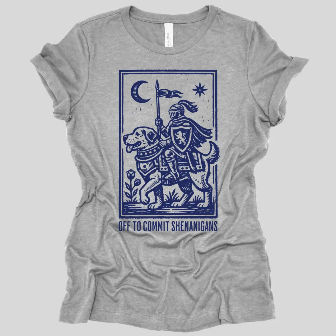 Off To Commit Shenanigans Dog Women's T-shirt