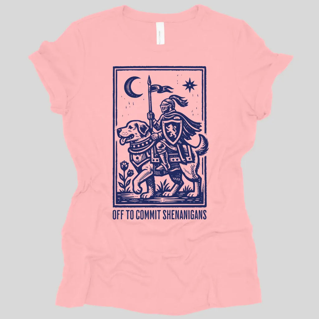 Off To Commit Shenanigans Dog Women's T-shirt