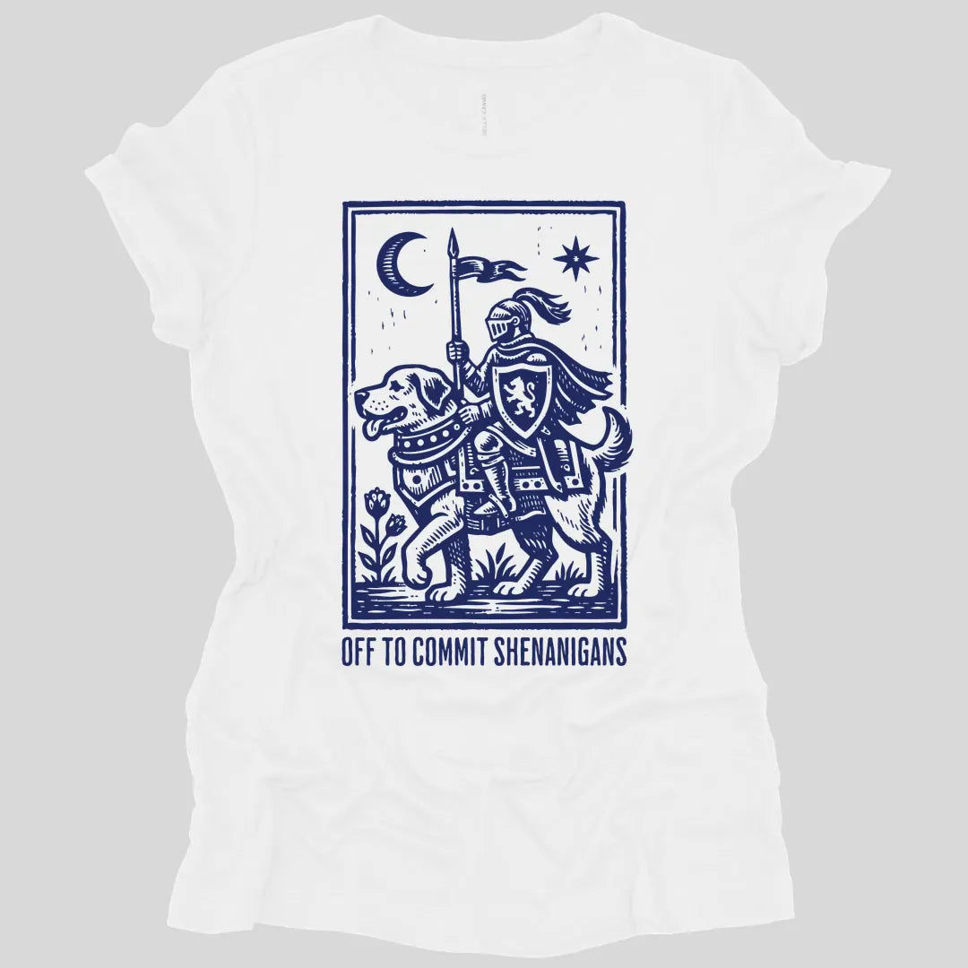 Off To Commit Shenanigans Dog Women's T-shirt