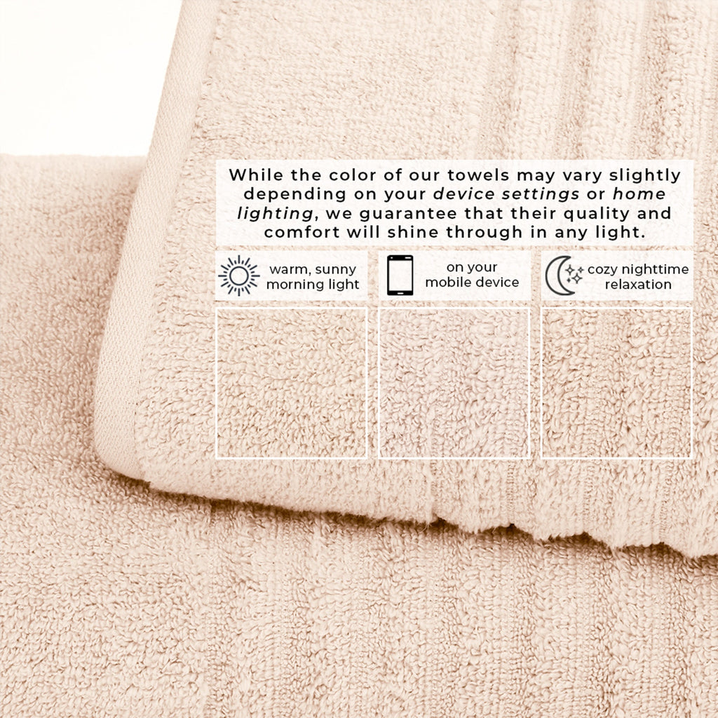 Luxury Combed Cotton Bath Towel Set - Karina Collection