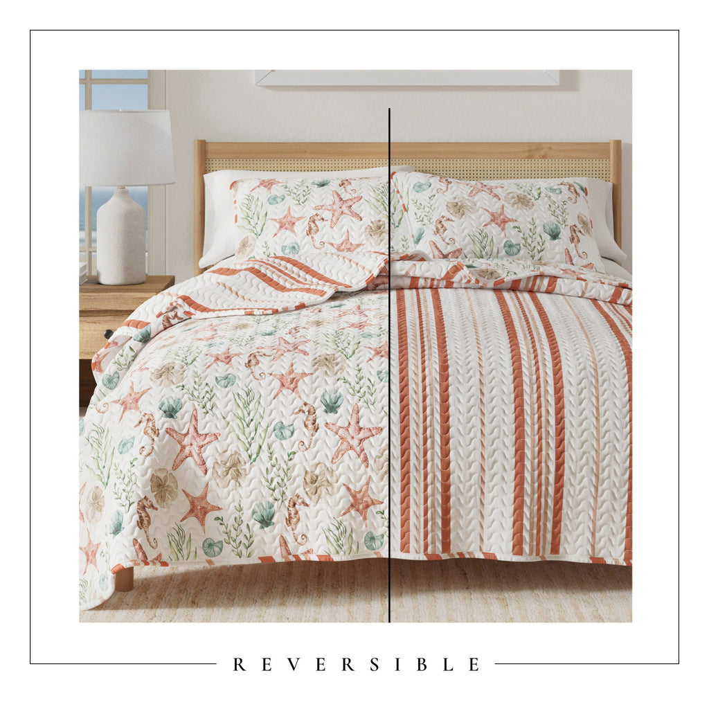 Castaway Coastal Quilt Set