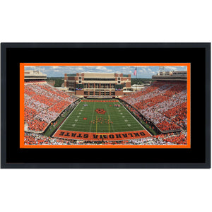 Framed Boone Pickens Stadium Oklahoma State Cowboys 16x24 NCAA Football Photo Professionally Matted