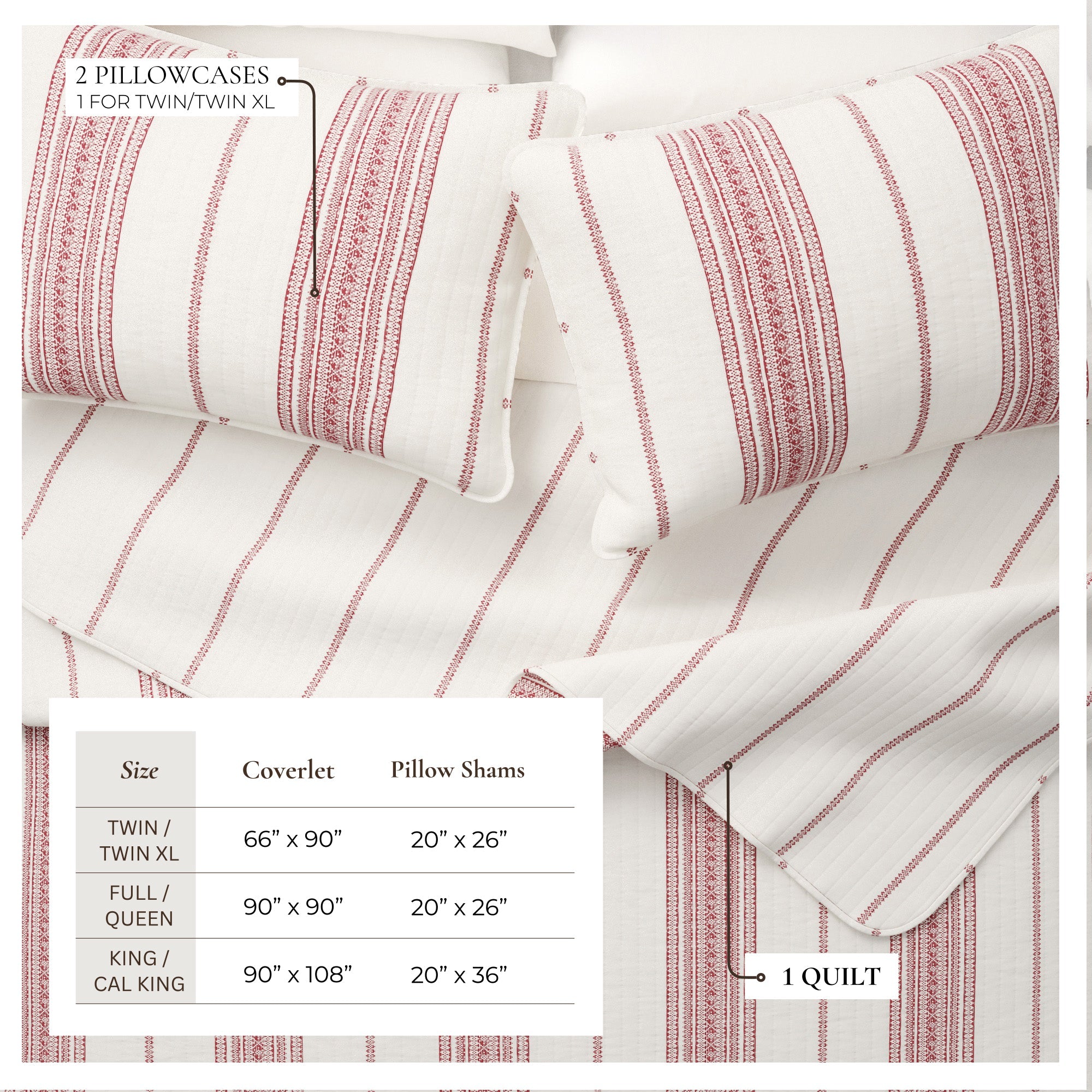 Stripe Quilt - Wesley Collection