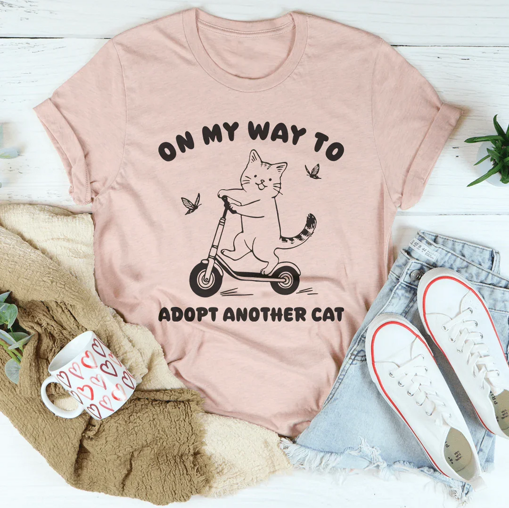 On My Way To Adopt Another Cat Tee