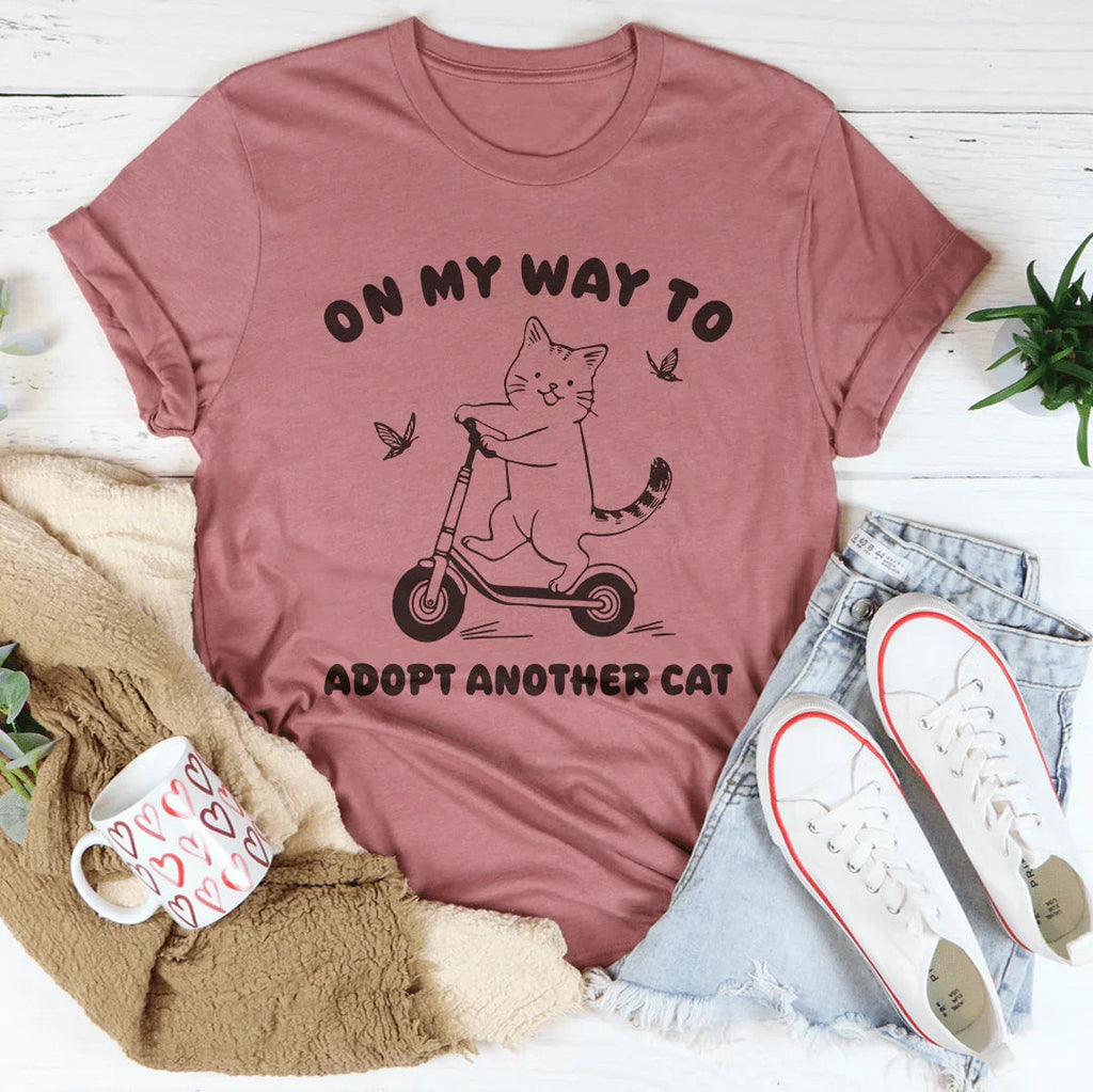 On My Way To Adopt Another Cat Tee