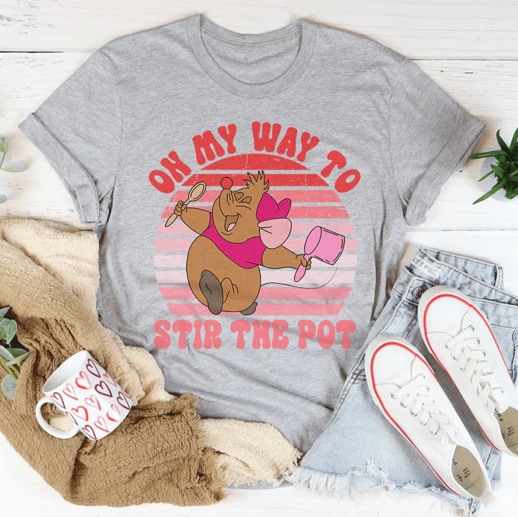 On My Way To Stir The Pot Tee
