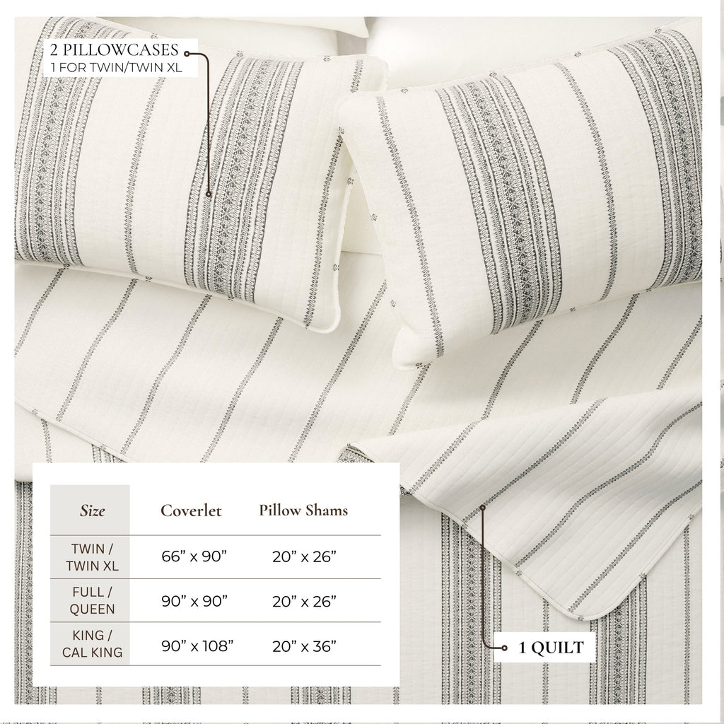 Stripe Quilt - Wesley Collection