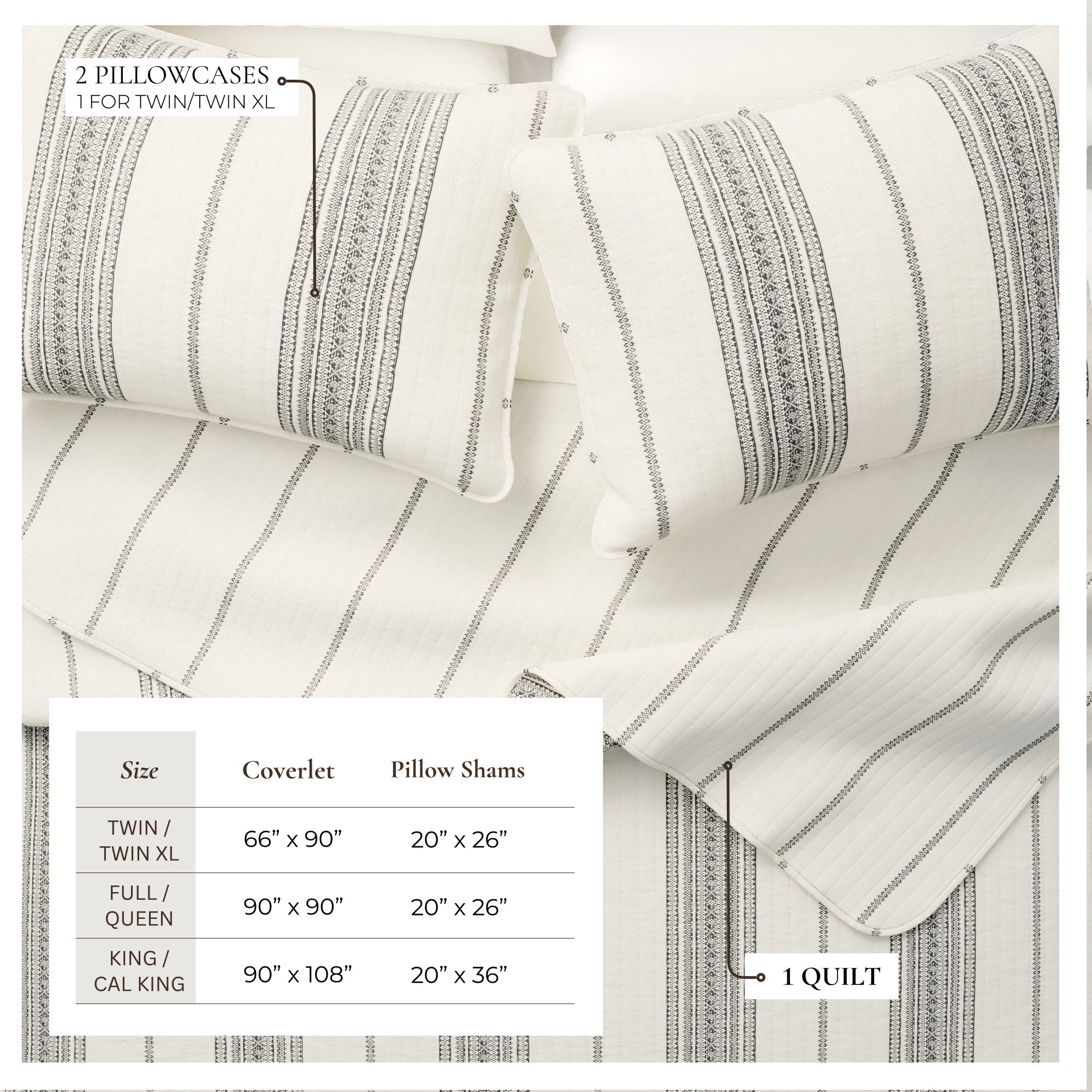 Stripe Quilt - Wesley Collection