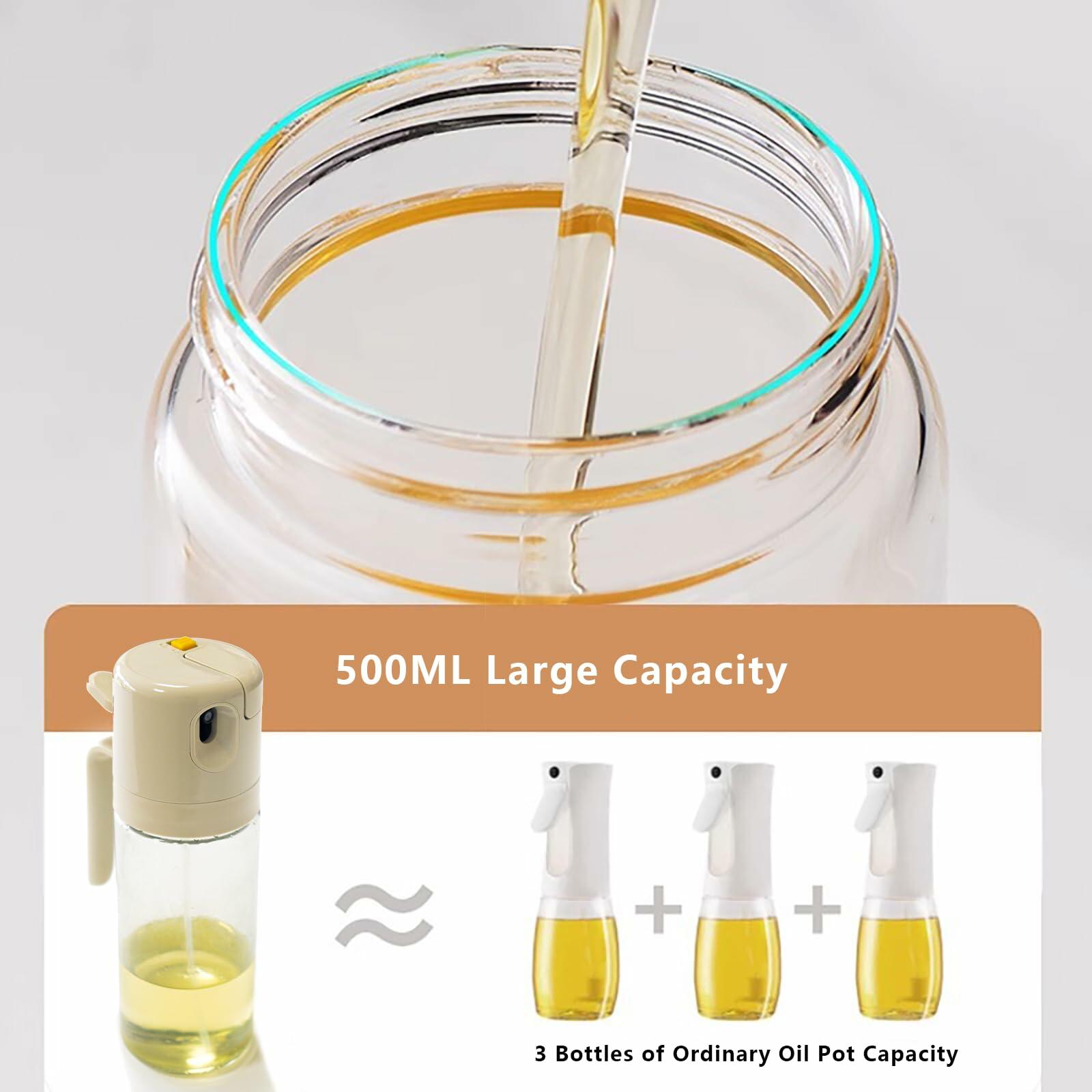 REDANT 2-in-1 Olive Oil Sprayer Kitchen Dispenser Grey 500ml