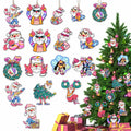 Bolisom 36 Pcs Rock & Roll Christmas Tree Ornaments with Gold Rope