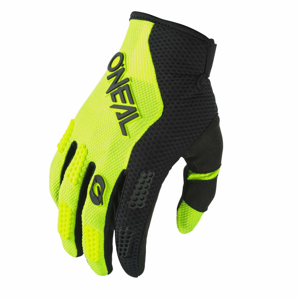 O'NEAL Element Boys Racewear Gloves Black Neon Size 5