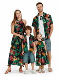 PATPAT Baby Girl Tropical Floral Romper Dress Green Size 12-18M