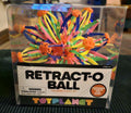 Open Box. ToyPlanet Retract-O Ball Collapsible Multi-Color Plastic Fidget Toy
