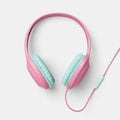 [Like New] heyday Wired On-Ear Headphones Built-in Mic Candy Pink Foam Cushions