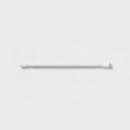 Room Essentials Adjustable Metal Tension Rod 24-40" White Shower Curtain