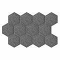 PATIKIL 12 Pack Acoustic Panels 12"x10" Self Adhesive Soundproof Wall Tiles