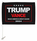 Ornament Collection Trump Vance 2024 Car Flag Window Clip Mount Kit USA