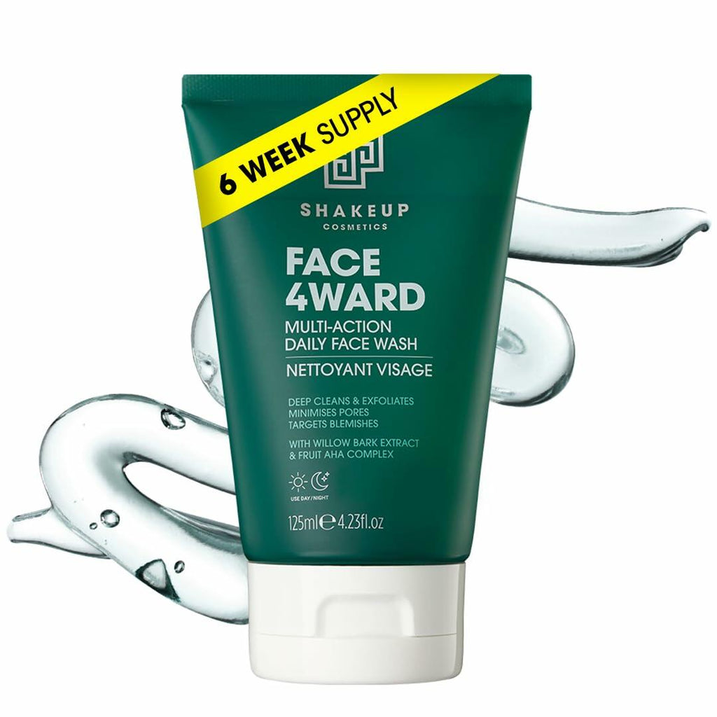 BestBy11/25 Shakeup Cosmetics Mens Face Wash Deep Clean Exfoliate 125ml