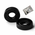 Yethuanru 2PCS 17x26x7mm Black Double Lip Oil Seal Nitrile Rubber with Spring
