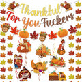 Yavxzvbw Thankful for You Banner Fall Leaves Garland Orange Thanksgiving