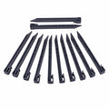 YANEYRIE Landscape Anchoring Spikes 10in Spiral Nylon Black 10PCS
