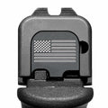 Milspin Glock Slide Back Plate American Flag CNC Stainless G43 G43X G48