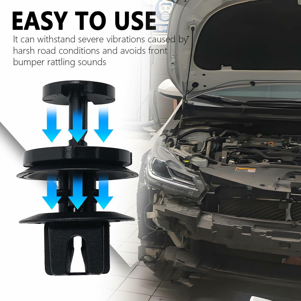 15-Pc Front Bumper & Splash Shield Retainer Clips Set – OEM 15733971/15733970