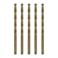 Sabre Tools 5/32” Cobalt Drill Bit Set 5pcs M35 Split Point Steel Metal Cast