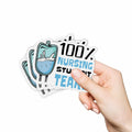 3Pcs Nursing Student Stickers Nurse Medical Vinyl Waterproof Decals 2in