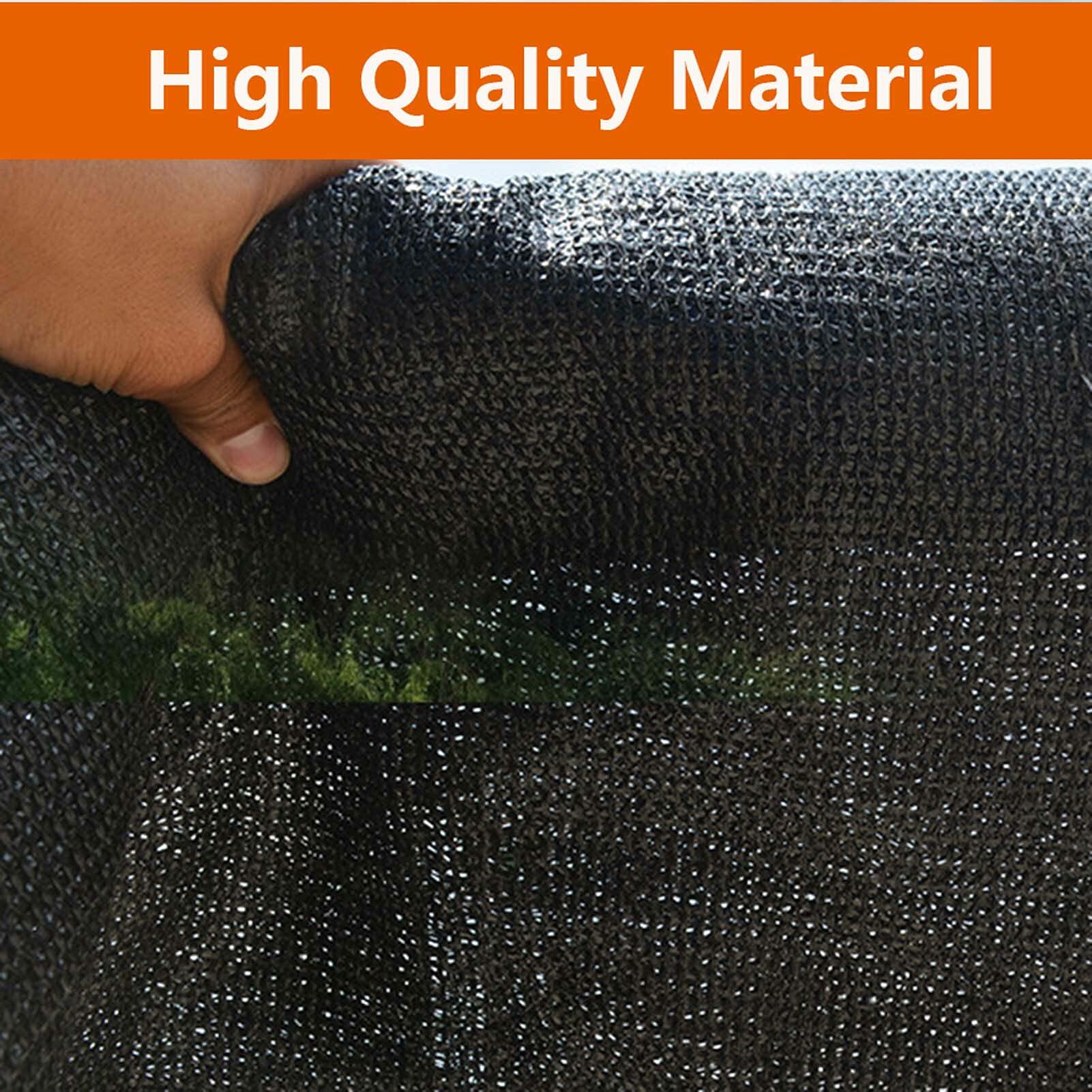 YLFFFZZZ 40% Shade Cloth 20x20FT Sun Mesh with Grommets UV Resistant