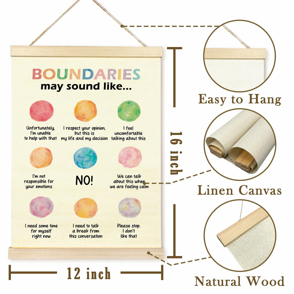 TAEDIN Mental Health Wall Art Poster Hanger Frame School Psychologist