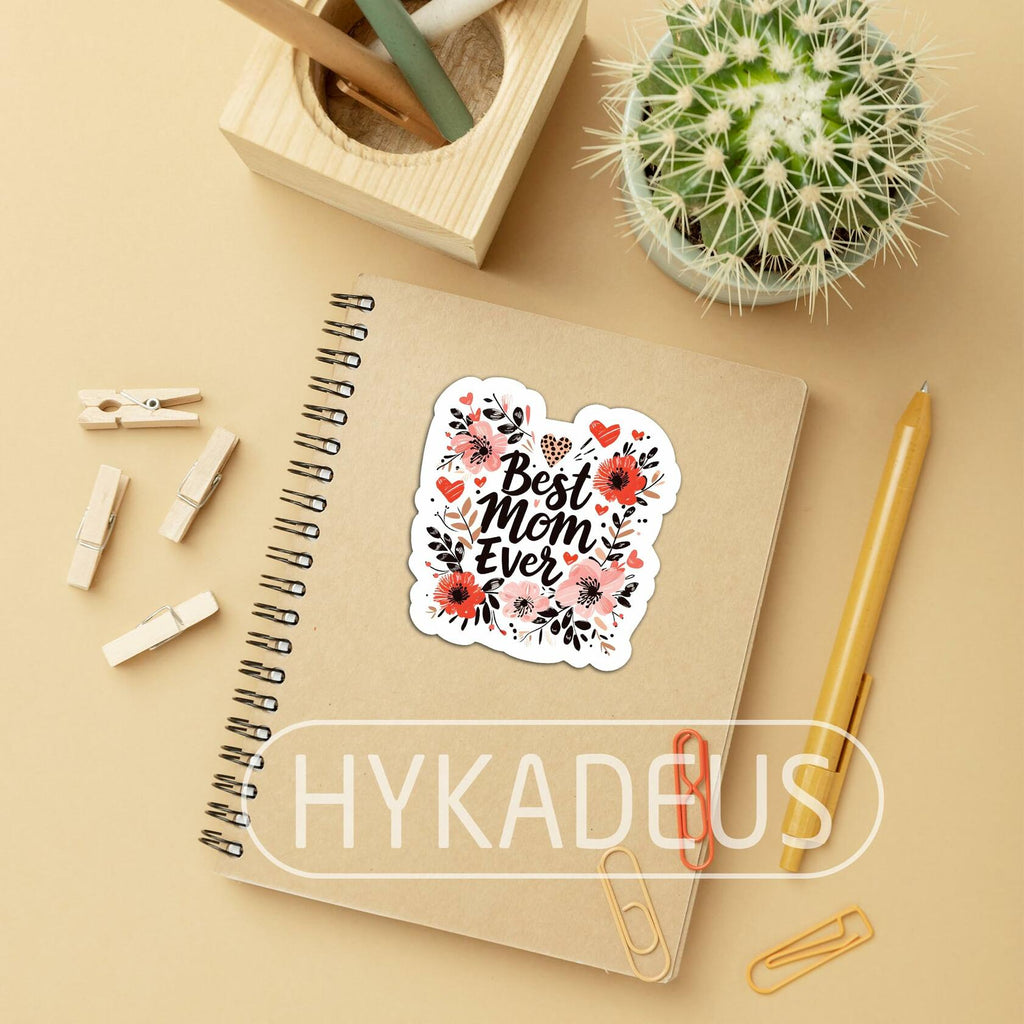 HYKADEUS in My Pregnant Era New Mom Waterproof Vinyl Stickers 3x2.5in 3Pcs