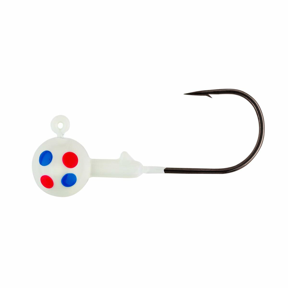 Northland Tackle Gum-Ball Jig 1/4 OZ #2/0 HK 1.625" Blue Wonder 12 Pack