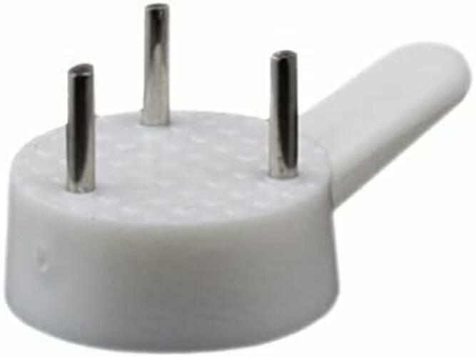 Galepromot 10Pcs White Plastic Non-Marking Wall Hooks for Hanging Home Decor