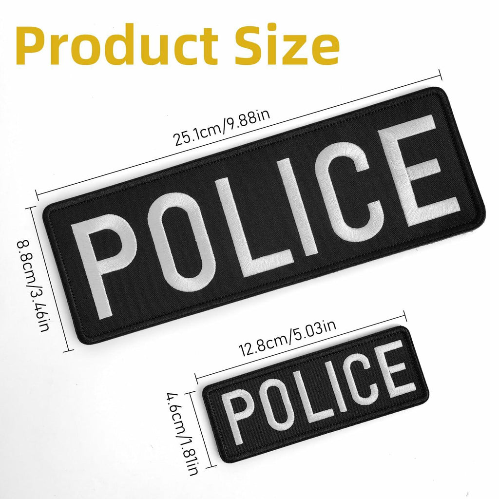 EMORBALS Patches, Press Badge Embroidered Patches for Backpacks, Jackets, Press
