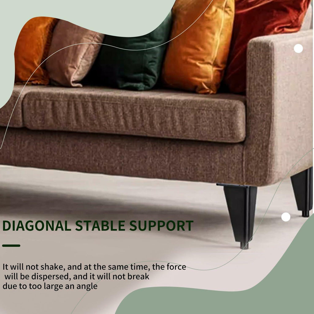 4pcs 4in Metal Furniture Legs Replacement for Sofa Cabinet Table Chair