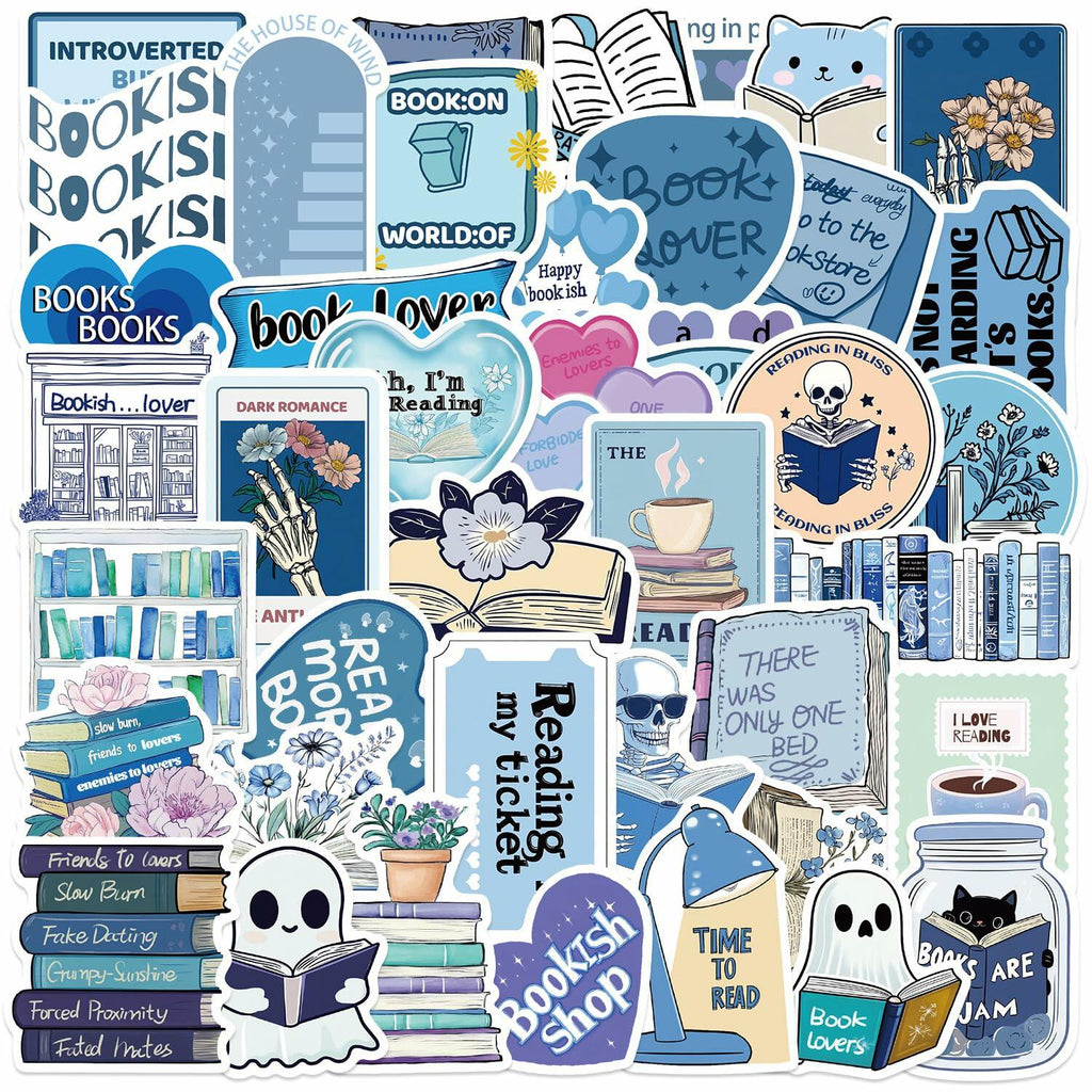 ZoiyTop 200pcs Halloween Vinyl Waterproof Cartoon Book Stickers Decals