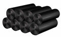 Diyalor 2.6 Gallon Small Black Trash Bags 60 Count Bathroom Kitchen Office