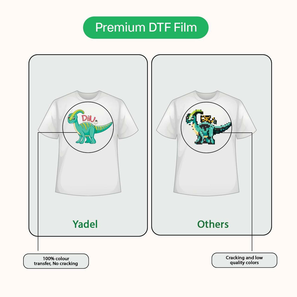 Yadel DTF Transfer Film A3 30 Pieces YL-0030 Easy Image Transfer Sheets