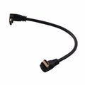 LARRITS HDMI 2.0 Cable 1FT 90 Degree Elbow Ultra Short 4K 60Hz Black