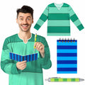 Jecery Halloween Costume Accessory Set Green Blue One Size