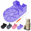 SISAYWEY Silicone Water Bottle Drying Rack Stanley 20/30/40oz Cups Purple 1Pc