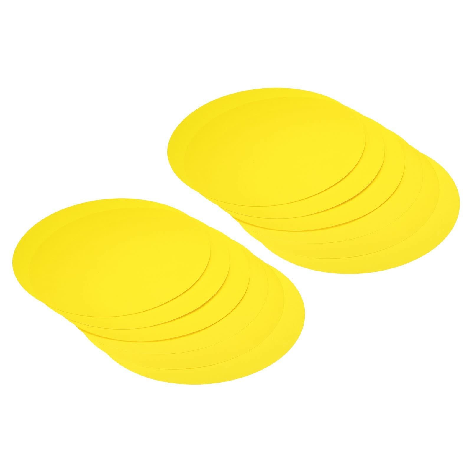 PATIKIL 13-inch Round Cardboard Paper Circles 40 Pcs Yellow DIY Crafts
