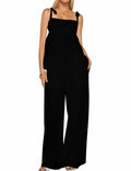 ICOBID Women's Striped Two Piece Set Spaghetti Strap Tank Top Pants Size M