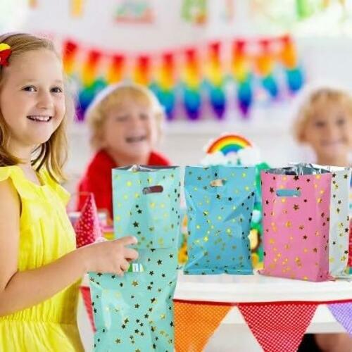 Generic Party Favor Bags 6x9in Assorted 25 pcs Birthday Baby Shower