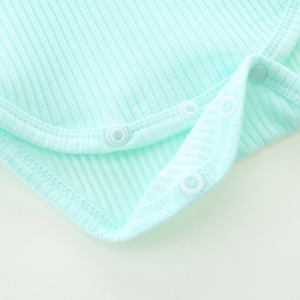 Hikido Baby Romper Cotton Onesie Toddler 12-18 Months Sky Green Size 12-18M