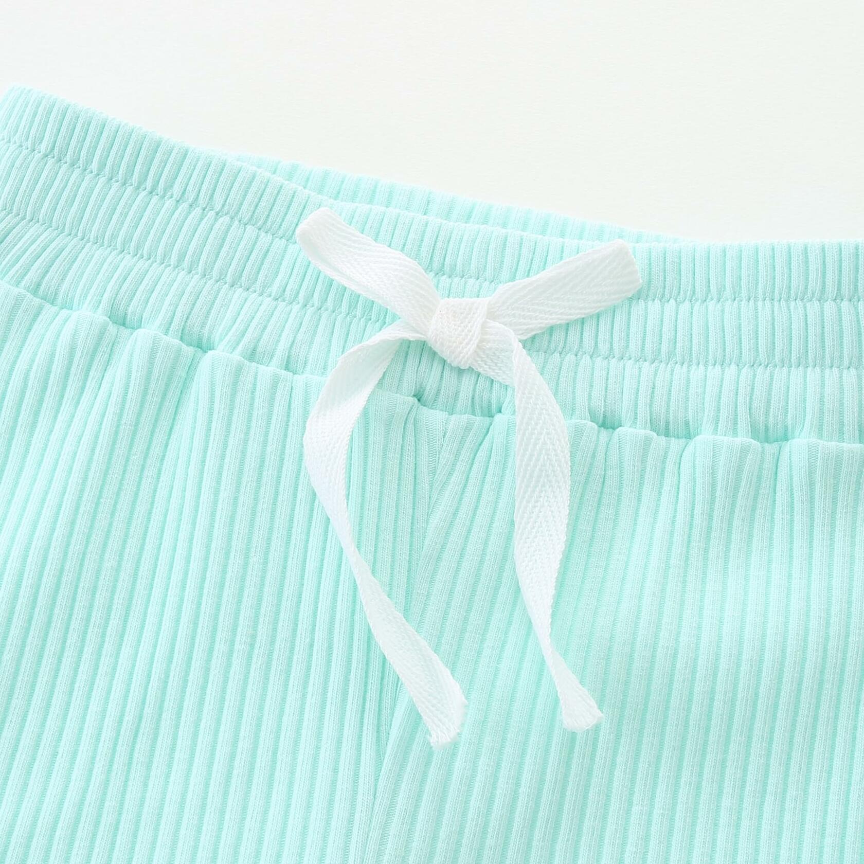 Hikido Baby Romper Cotton Onesie Toddler 12-18 Months Sky Green Size 12-18M